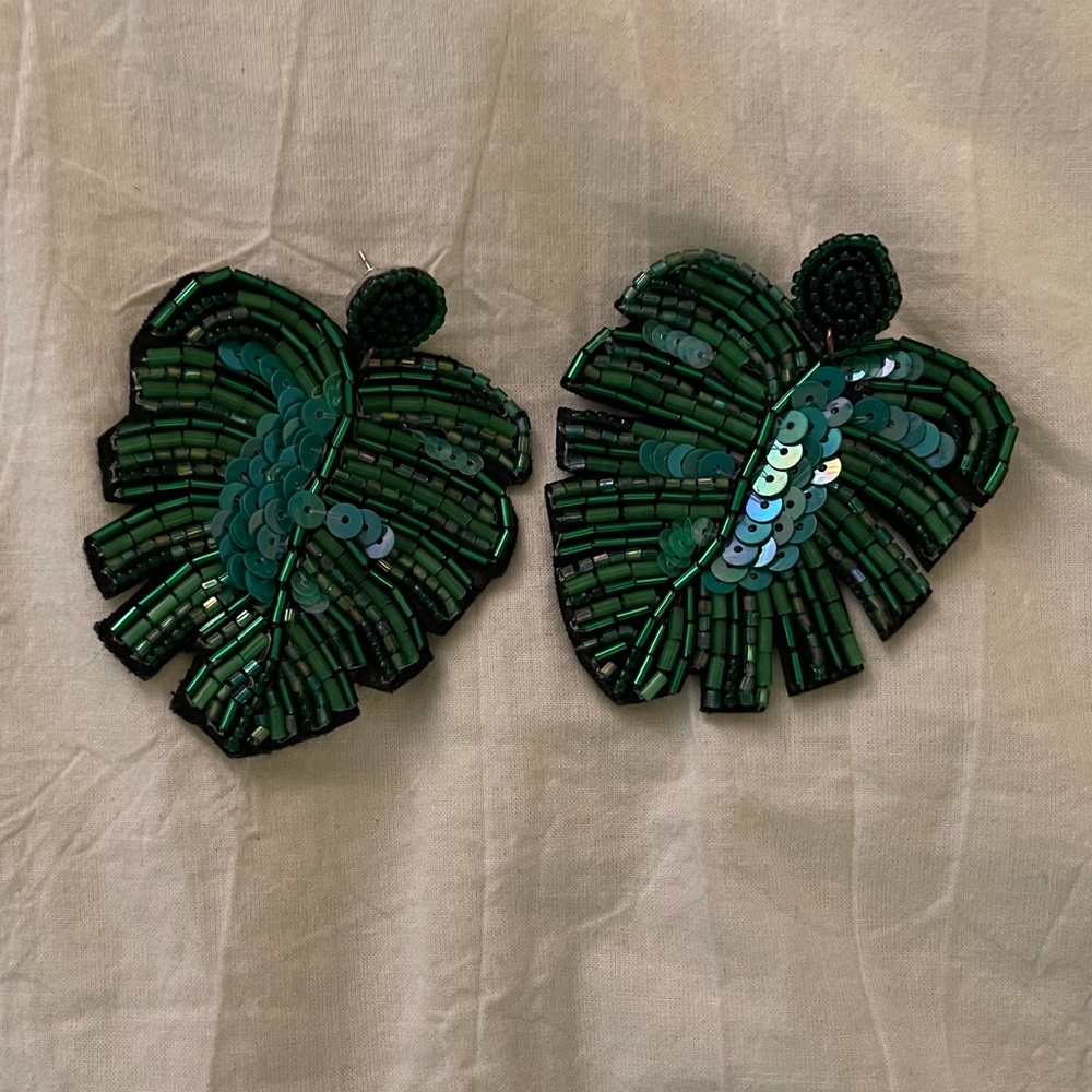 Sequin earrings